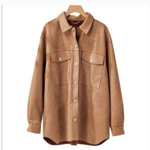 URBAN DAIZY Suede Shacket (shirt jacket)